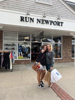 Auntie and I with our new shoes!