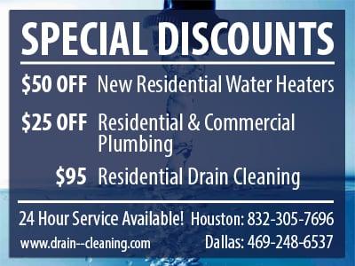 Drain Cleaning in Plano