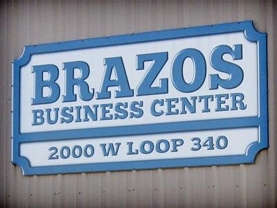 Brazos Business Center Sign