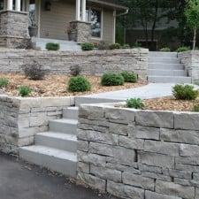 Retaining Walls, Steps, Walkway installed in a home in Wayne NJ