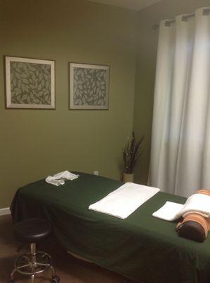 One of the massage rooms