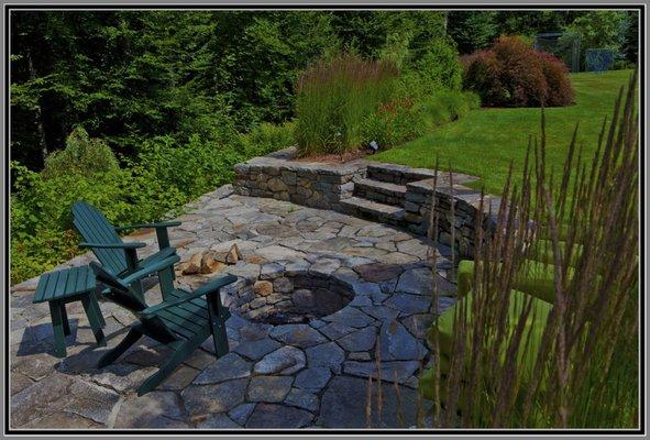 stone firepit