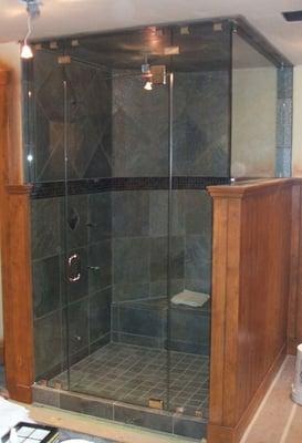 Frameless Shower Enclosure