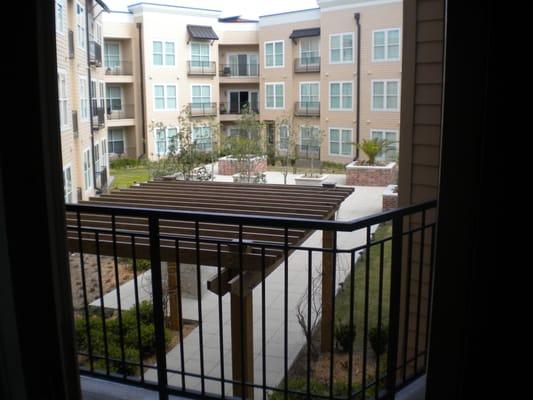 Courtyard corner view