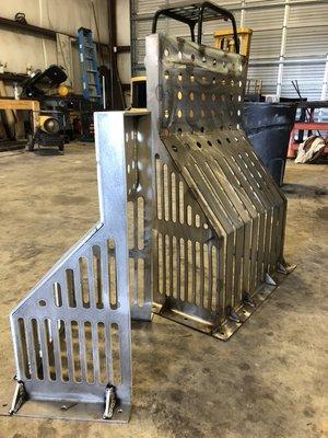 Stainless and aluminum baskets