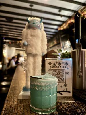 Seasonal cocktails. The Abominable Snowman by Oscar.