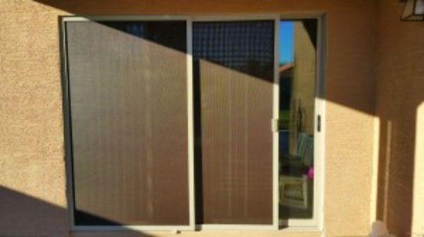 Keep the privacy in your yard with our custom sliding screen doors with sunscreen