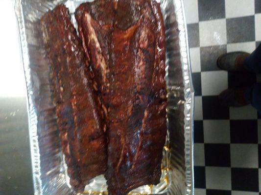 Dry rub baby back ribs