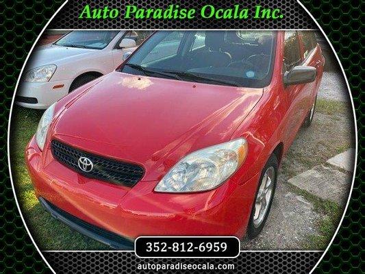 2006 Toyota Matrix 2WD $3,999 Plus Tax, Tag & Title