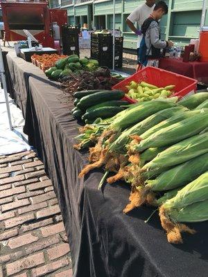 Fresh produce during summer season