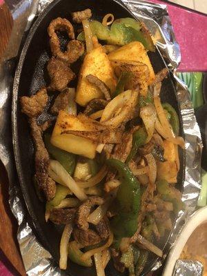 Pineapple fajitas