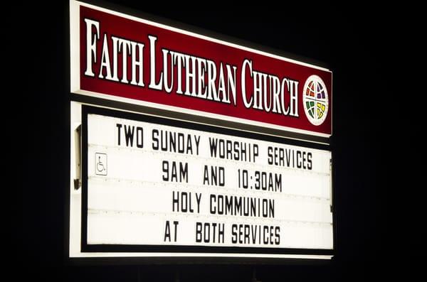 Church Sign