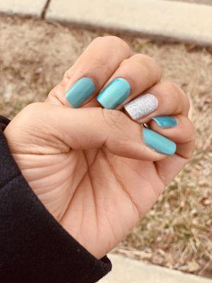 Regular nail manicure