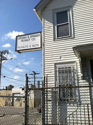 Entrance and sign