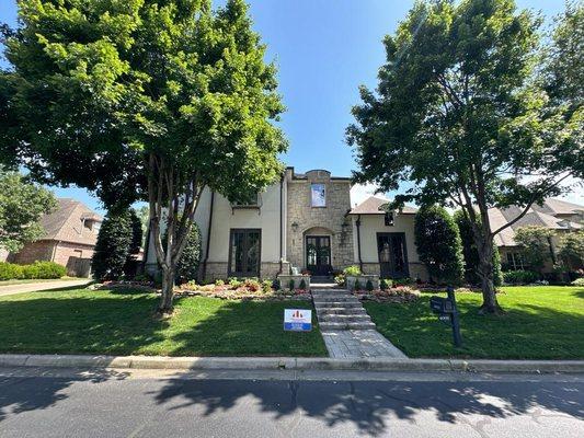 Completed a roof replacement using GAF shingles