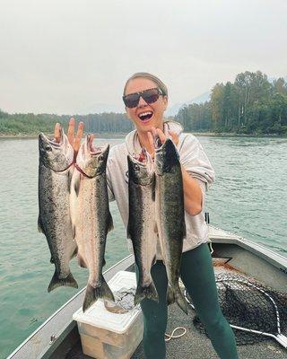 Fall coho trips on the Skagit