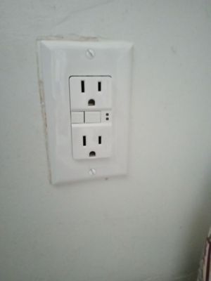 Needed two outlets replaced with additional wire work.