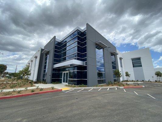 Two buildings with office and warehouse space. Burke: 31,539 sq. ft.; Dice: 30,902 sq. ft.