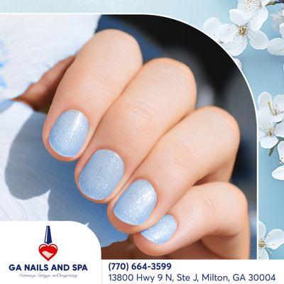 Add a splash of color to your day at GA Nails & Spa! 
Our experts are here to create beautiful, custom nail designs just for you.