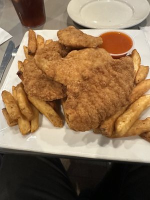 Chicken Fingers & Fries these were absolutely the biggest and best I've had!