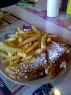 Monte Cristo sammich.  Not as fru-fru pretty as some others, but damned good none the less!