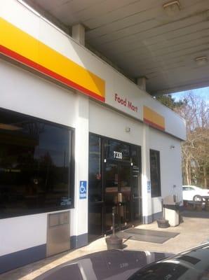 Shell mini mart.