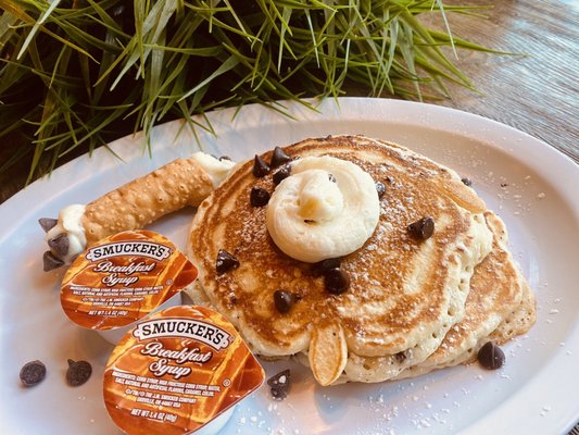 Chocolate chip pancakes