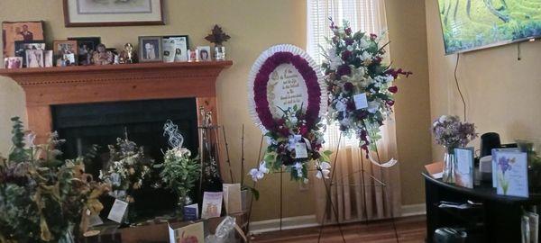 2 Floral arrangements from my sisters funeral