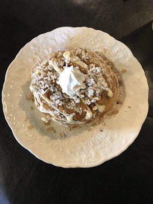 November Pancakes of the Month - Pumpkin Crunch Pancakes