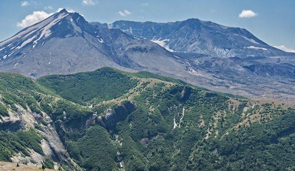 Incredible views from within the volcanic blast zone