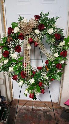 Beautiful wreath to represent your loved one