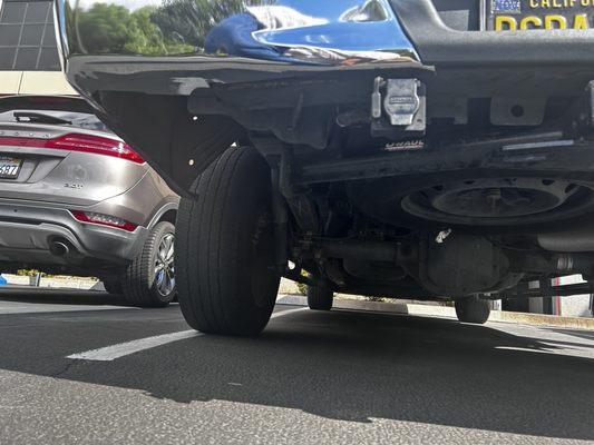 The bumper and towing package.