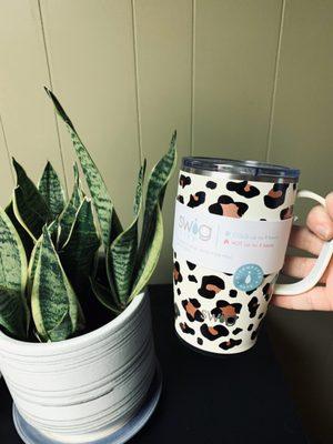 They have so many options for gifts. Featured in this picture is a swig mug, perfect for hot drinks or cold ones!