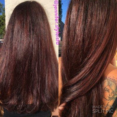 Merlot brunette ombre'!