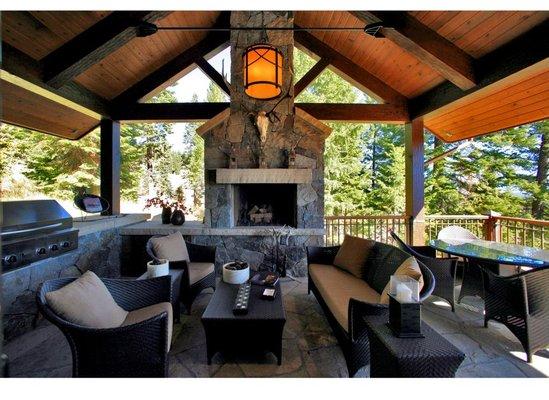 Outdoor living in the mountains