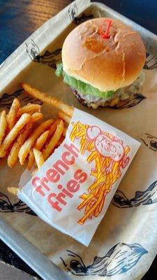 Codex Burger, comes with the most delicious, crispy fries!