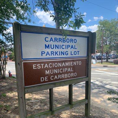 Carrboro Municipal Parking Lot