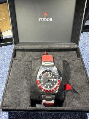 Tudor Black Bay GMT by Rolex. Brand new in the box, freshly delivered from Stoll & Co. Thank you!