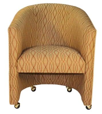 Our Full Back accent Barrel Chair will leave you feeling like the king or queen of the house, as you relax.Place this chair in your bedroom.