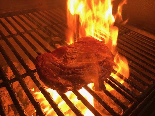 Fire up that rib eye on the grill!!