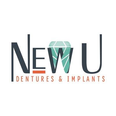 New U Dentures and Implants logo