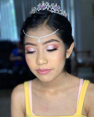 Quinceañera makeup