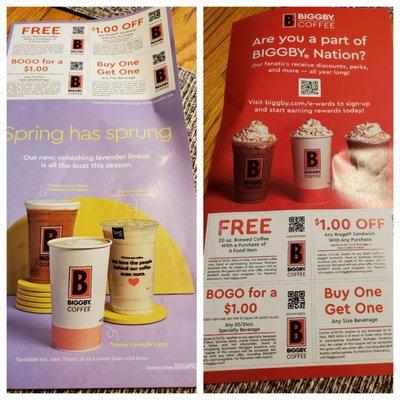 Current Spring coupons Lilo gave Me also with my order. Thanks!   4/6/2022