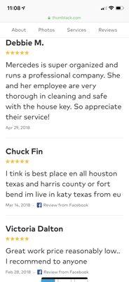 Some of our reviews!