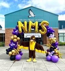 Happy NMS day! With Nelsen the eagle!