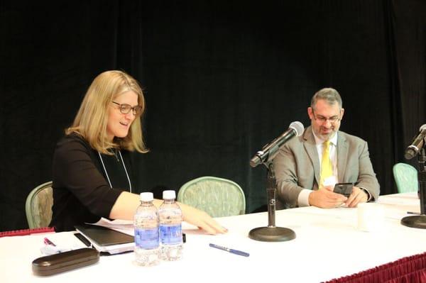 Attorney Eric Green preparing for his interview at the New England IRS Representation Conference of Acting Assistant Attorney...