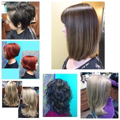 Custom cuts and colors by the owner of Free Spirit Salon, Brooks.