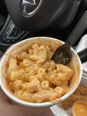 mac & cheese with chipotle sauce