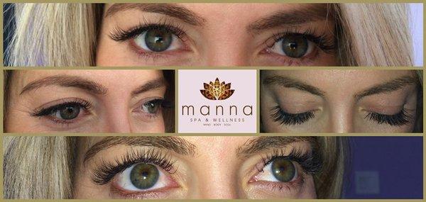 Looking Stunning with Manna Eyelash Extensions! (Full Set) $149