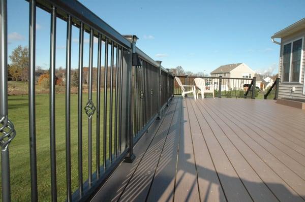 Custom Fiberon & De-Kor Rail with Azek Deck